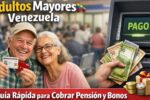 Adultos mayores Venezuela: guía rápida para cobrar pensión y bonos en marzo–abril 2026, requisitos y fechas de pago