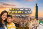 Madres solteras: $1,850 MXN por hijo, cómo solicitar y cuándo llega el pago abril 2026