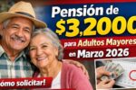 pensión de $3,200 para adultos mayores en marzo 2026 — cómo solicitar y fechas de pago confirmadas