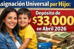 Asignación Universal por Hijo: depósito de $33,000 en abril 2026 — requisitos y cómo cobrarlo