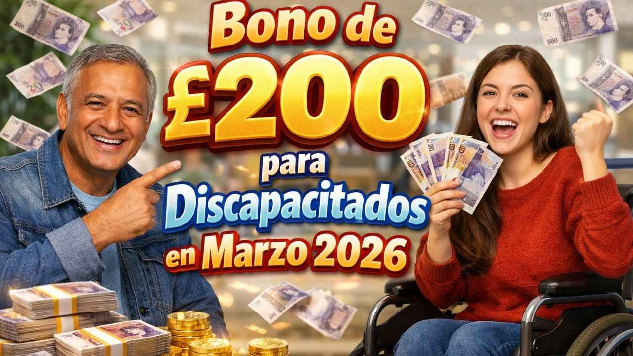 bono de £200 para discapacitados en marzo 2026 — cómo reclamar y fechas de pago