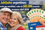 Jubilados argentinos: aumento por movilidad, cobro de $85,000 promedio en marzo–abril 2026 y cómo verificar tu fecha de pago