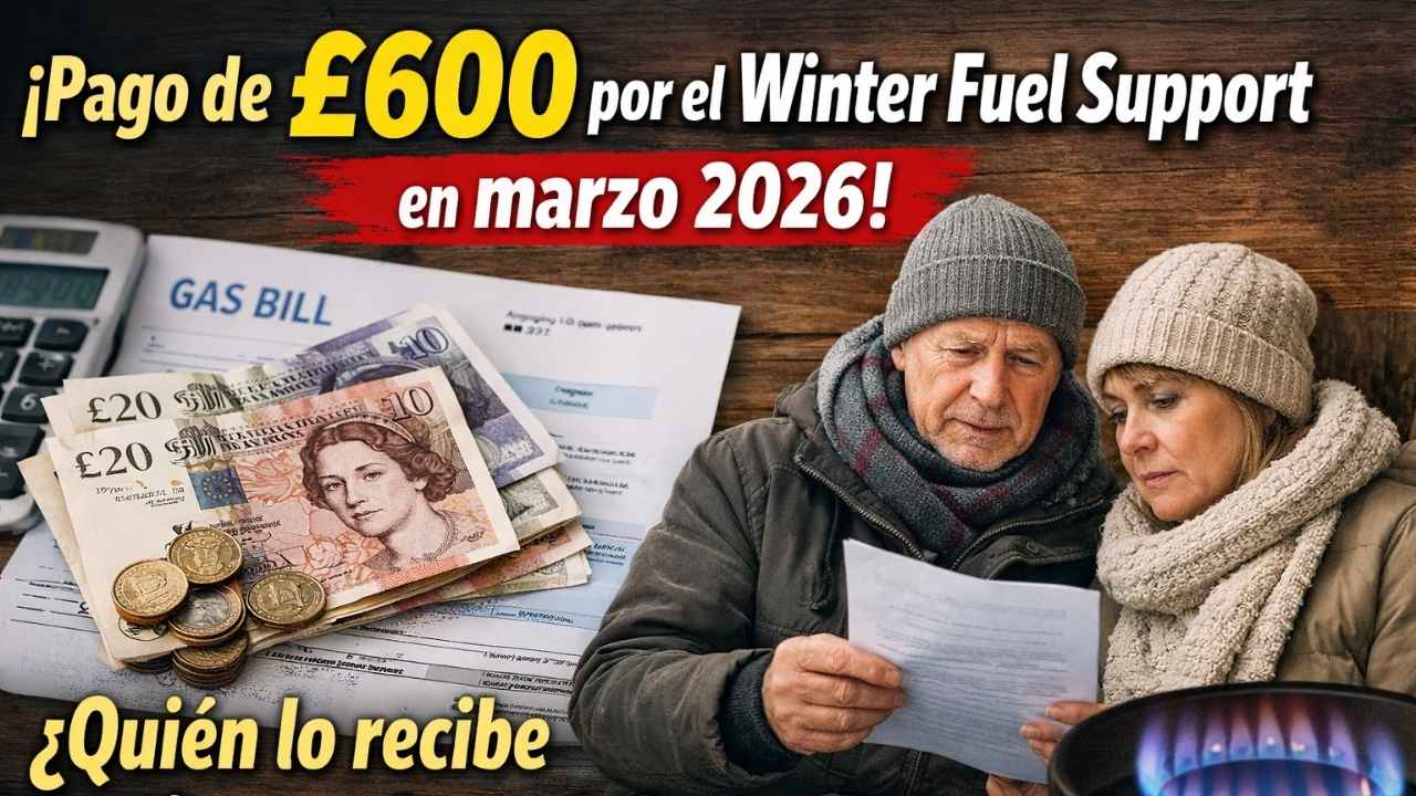 pago de £600 por el Winter Fuel Support en marzo 2026 — quién lo recibe y cómo reclamarlo