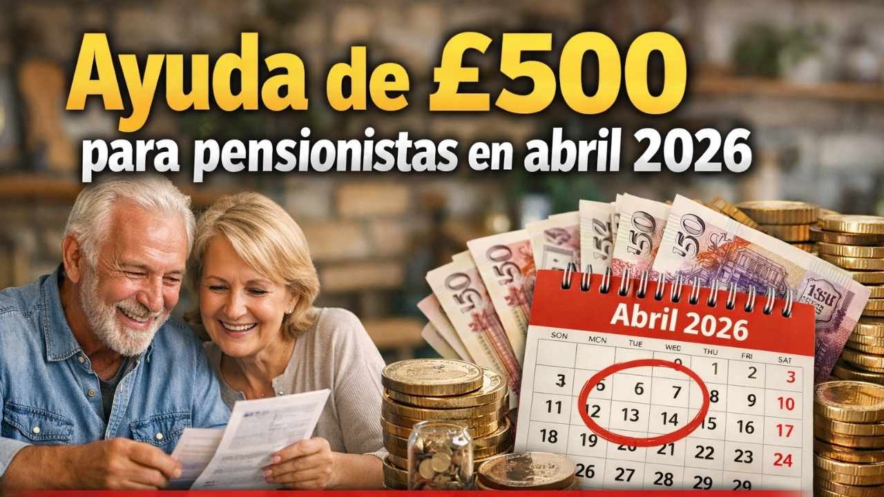 Ayuda de £500 para pensionistas en abril 2026 — requisitos y calendario oficial de depósitos