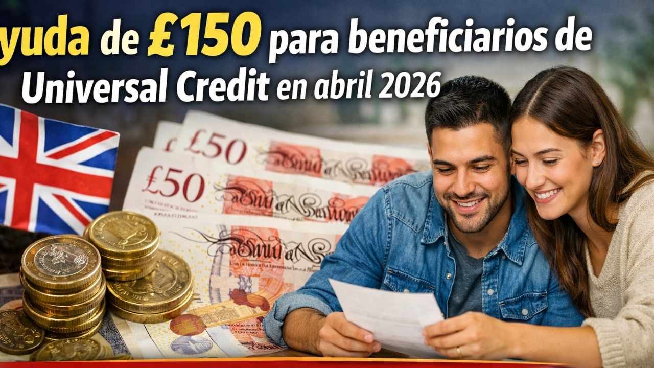 Ayuda de £150 para beneficiarios de Universal Credit en abril 2026 — requisitos y fechas de depósito