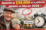 aumento de $58,000 en la jubilación mínima en marzo 2026 — quién lo recibe y cuándo se paga