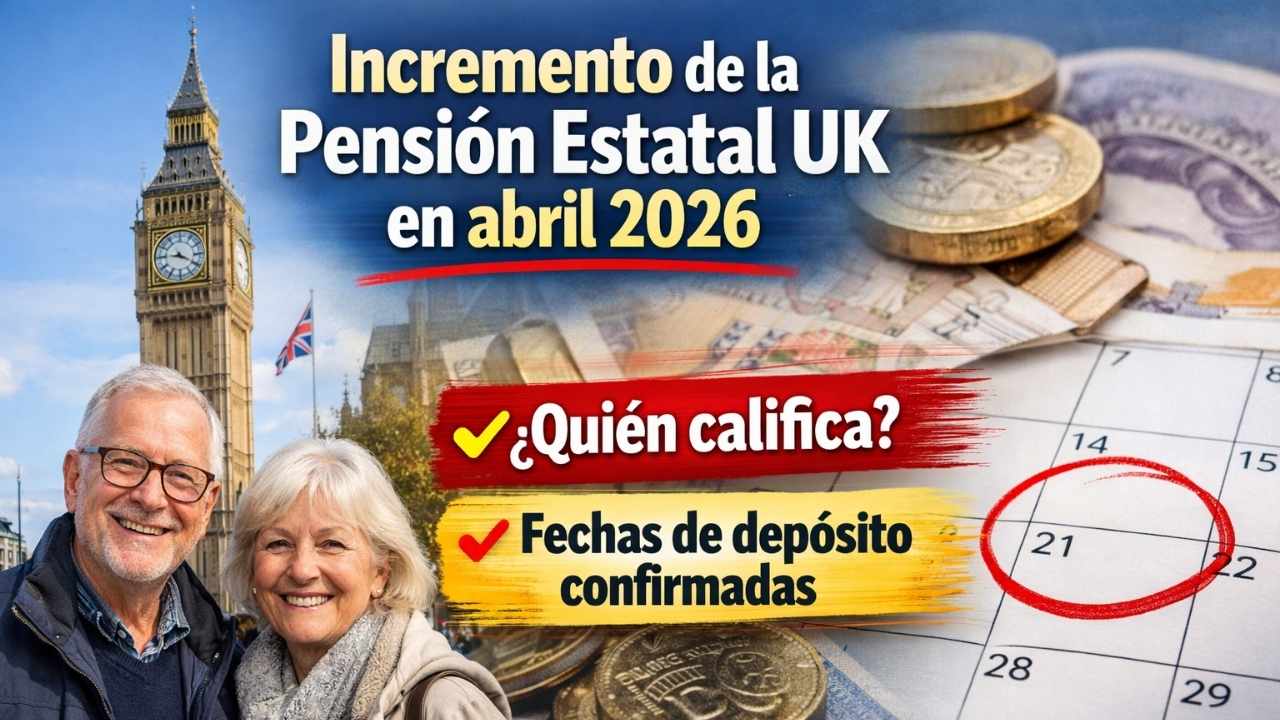 Incremento de la Pensión Estatal UK en abril 2026 — quién califica y fechas de depósito confirmadas