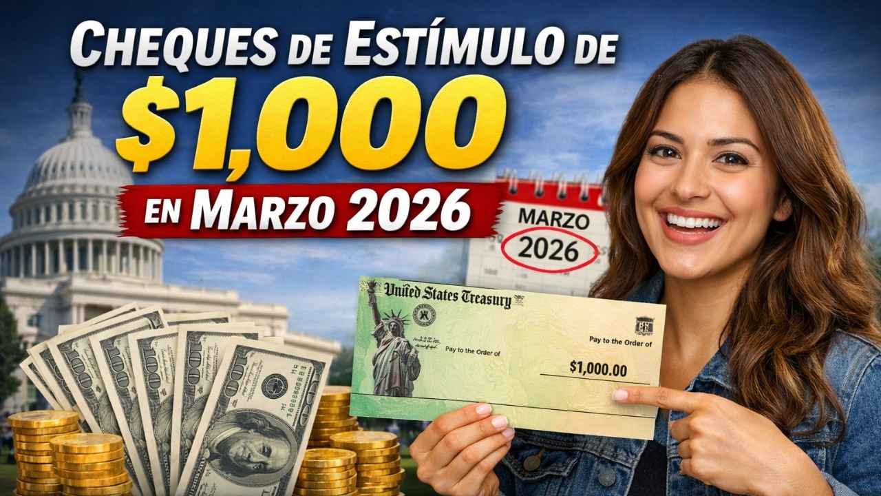 cheques de estímulo de $1,000 en marzo 2026 — requisitos y pasos para reclamar