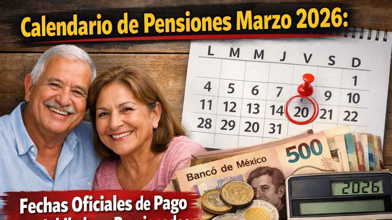 Calendario de Pensiones Marzo 2026: Fechas Oficiales de Pago para Jubilados y Pensionados en México