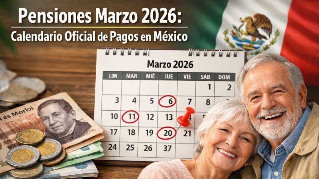 Pensiones Marzo 2026: Calendario Oficial de Pagos en México