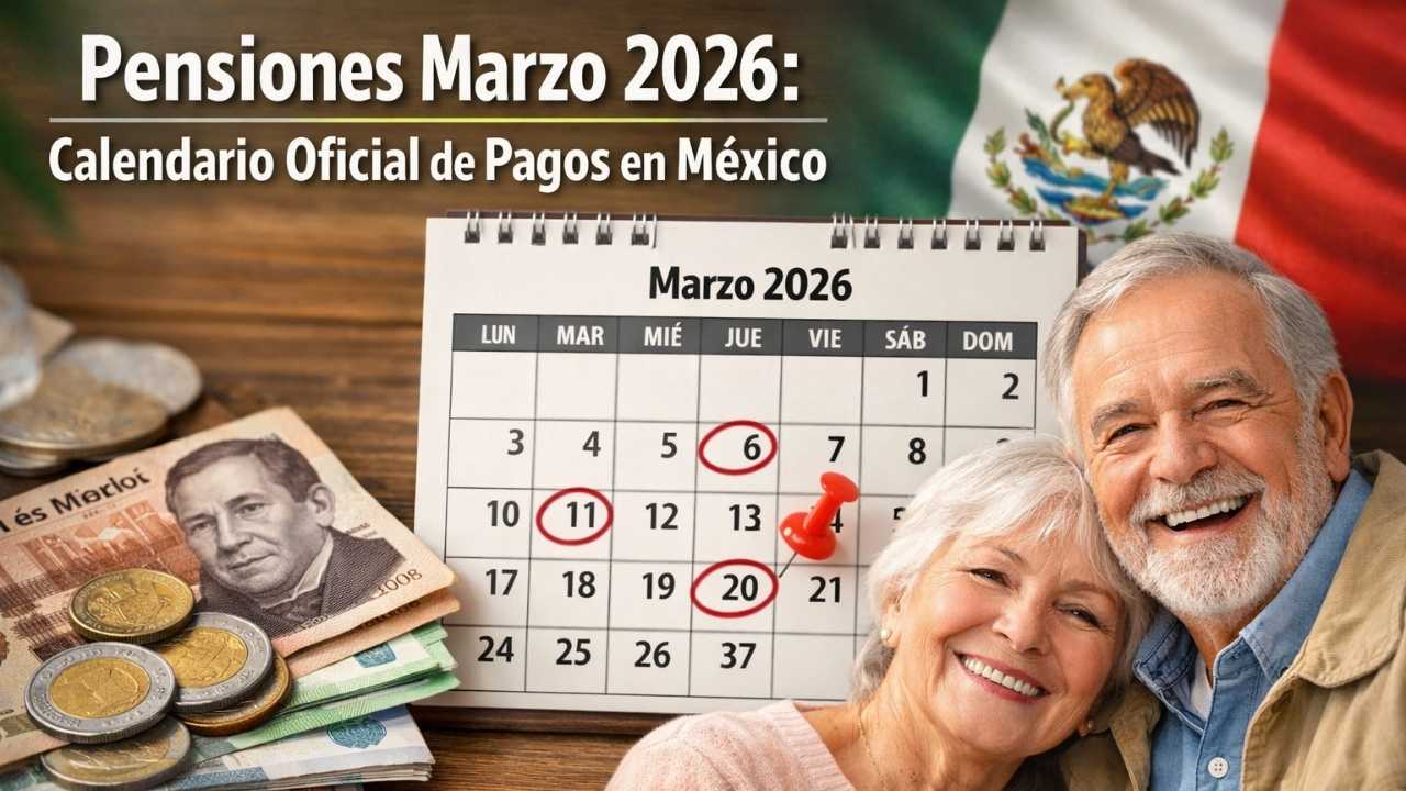 Pensiones Marzo 2026: Calendario Oficial de Pagos en México