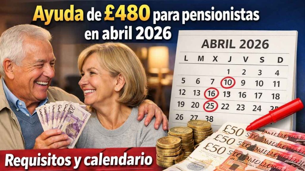 Ayuda de £480 para pensionistas en abril 2026 — requisitos y calendario oficial de depósitos Ayuda de £480 para pensionistas en abril 2026 — requisitos y calendario oficial de depósitos