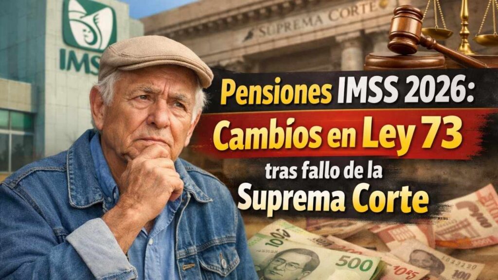 Pensiones IMSS 2026: Cambios en Ley 73 tras fallo de la Suprema Corte