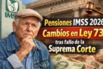 Pensiones IMSS 2026: Cambios en Ley 73 tras fallo de la Suprema Corte
