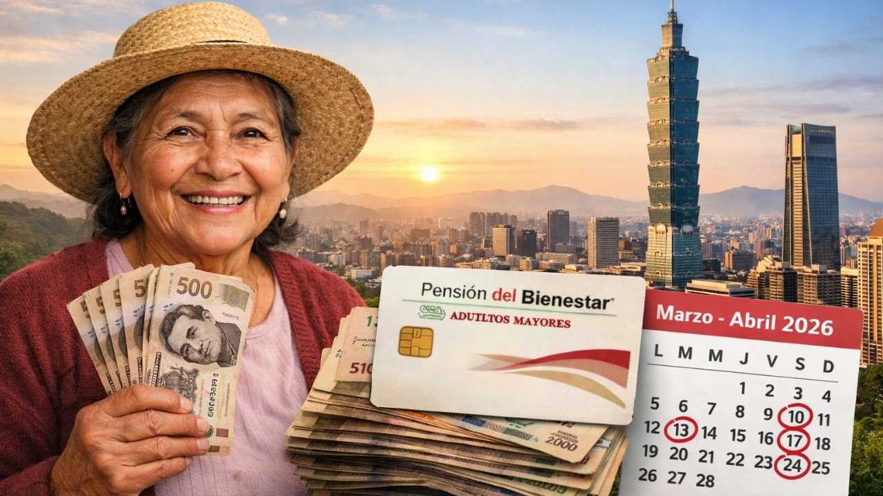 Pensión Bienestar marzo–abril 2026: $5,800 MXN para adultos mayores, consulta calendario de depósitos