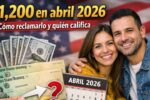 $1,200 en abril 2026 — cómo reclamarlo y quién califica