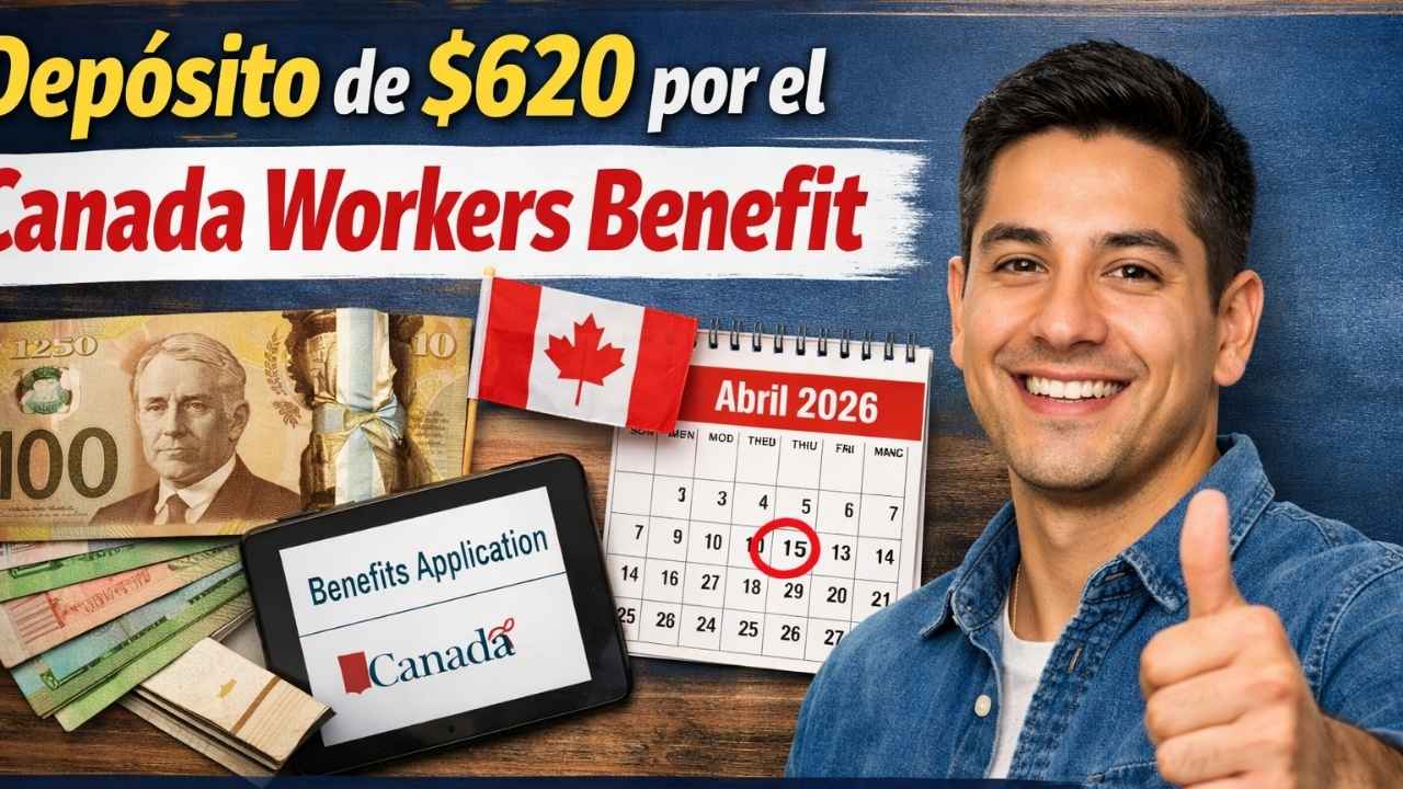 depósito de $620 por el Canada Workers Benefit en abril 2026 — elegibilidad y solicitud digital