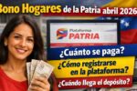 Bono Hogares de la Patria abril 2026: cuánto se paga, cómo registrarse en la plataforma y cuándo llega el depósito